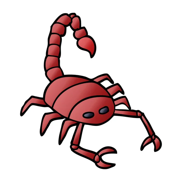 Kreskówka Skorpiona — Wektor stockowy