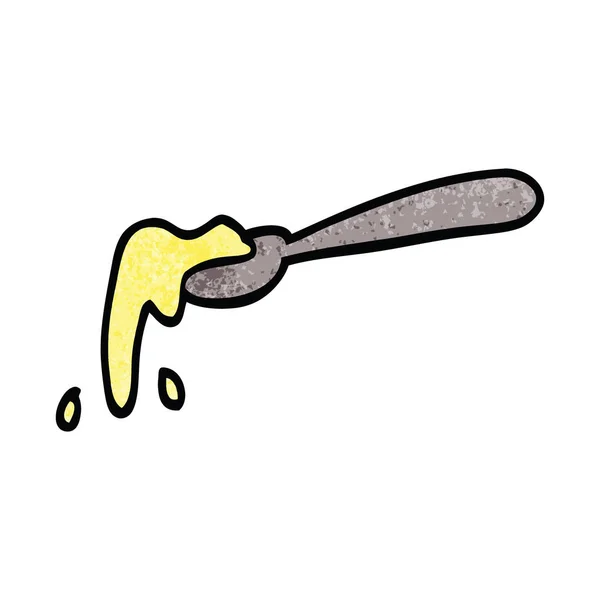动画片涂鸦勺食物 — 图库矢量图片