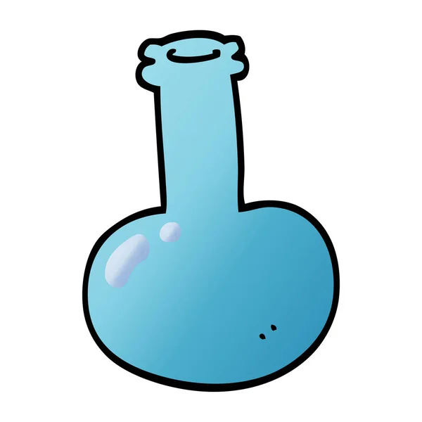 Cartoon Doodle Einer Glasflasche — Stockvektor