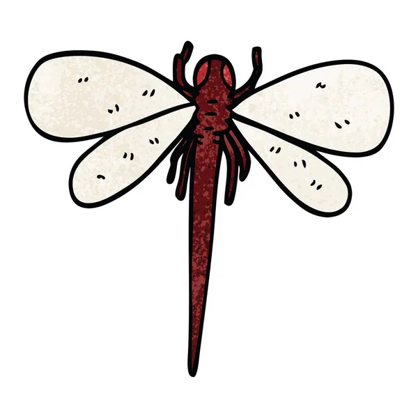 Dibujos Animados Garabato Insecto Enorme — Archivo Imágenes Vectoriales