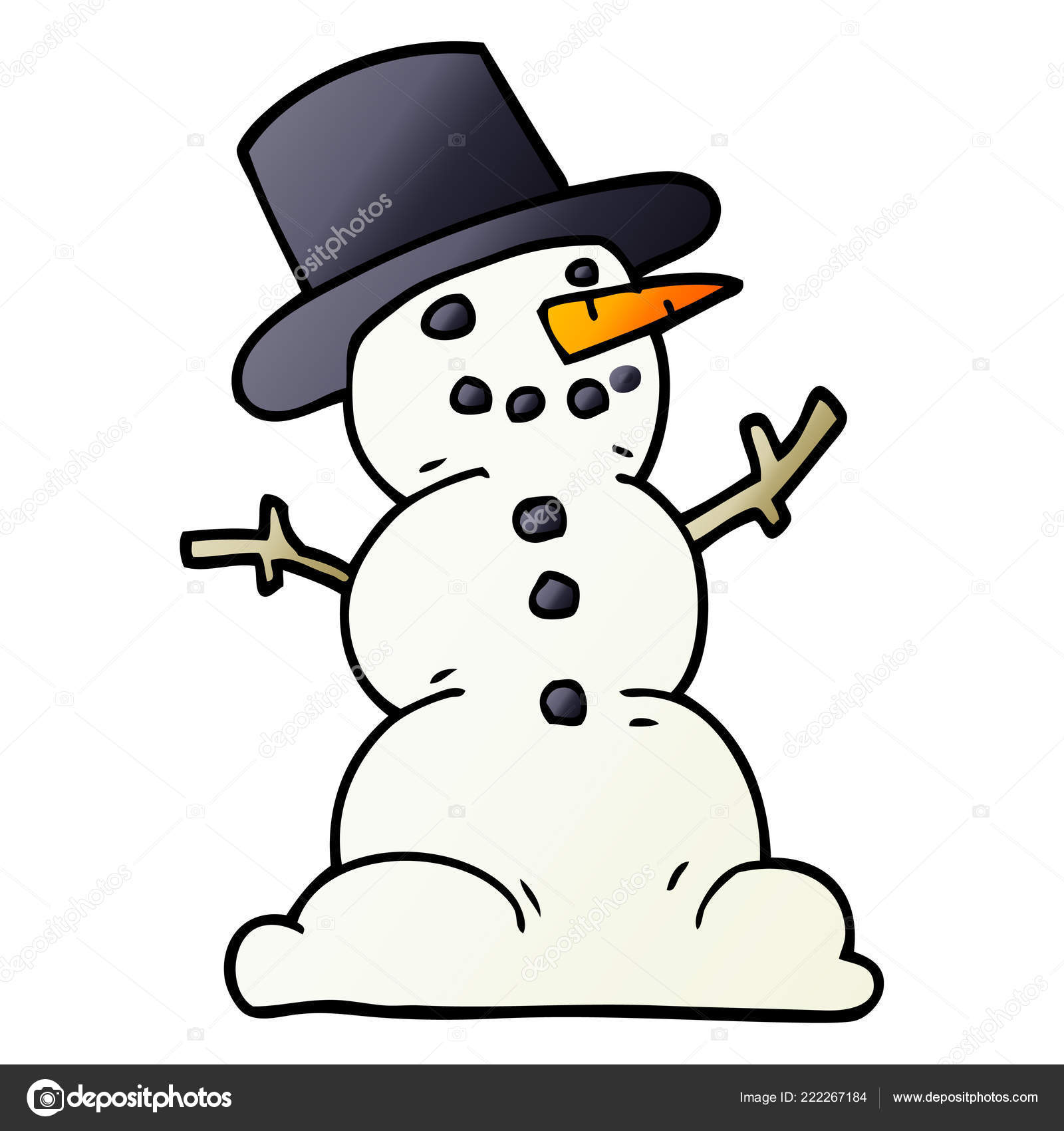 Dibujos Animados Garabato Muñeco Nieve Tradicional vector, gráfico vectorial © lineartestpilot imagen #222267184 Dibujos Animados Garabato Muñeco Nieve Tradicional vector, gráfico vectorial © lineartestpilot imagen #222267184