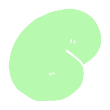 düz renk illüstrasyon karikatür sihirli fasulye