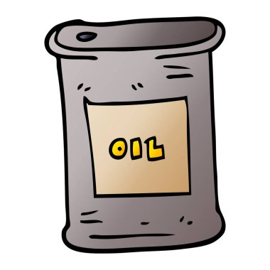 çizgi film doodle motor yağı