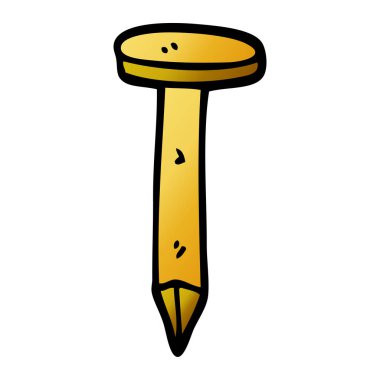 çizgi film doodle pirinç çivi