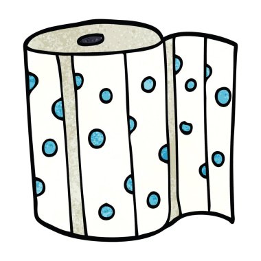 çizgi film doodle dotty mutfak rulo