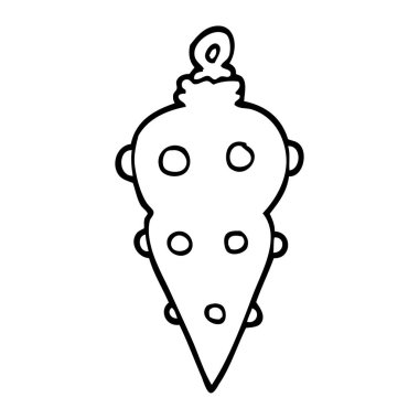 çizim karikatür Noel dekorasyon