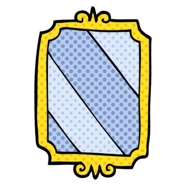 çizgi roman tarzı çizgi film ayna