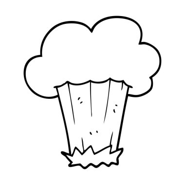 çizim karikatür büyük patlama