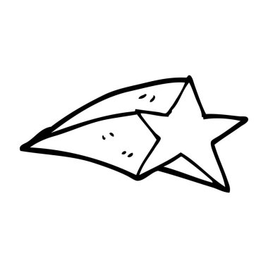 çizim karikatür kayan yıldız