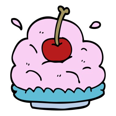 çizgi film doodle büyük dondurma tatlı