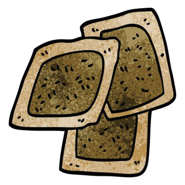 çizgi film doodle Sallama çaylar beyaz arka plan üzerinde