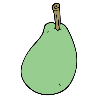 çizgi film doodle taze armut