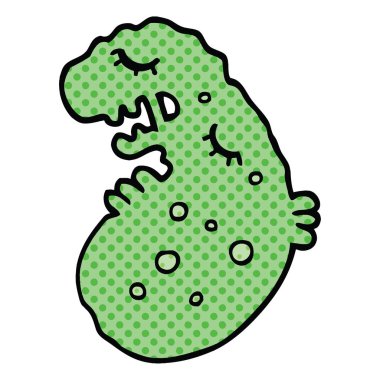 çizgi roman tarzı çizgi film mikrop