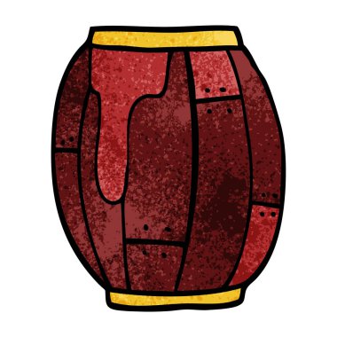 çizgi film doodle varil