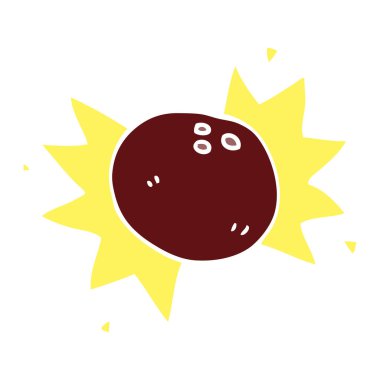 çizgi film doodle çarpıcı bowling topu