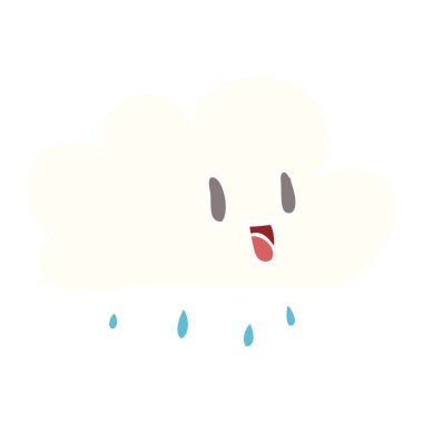 çizgi film doodle ifade hava bulut