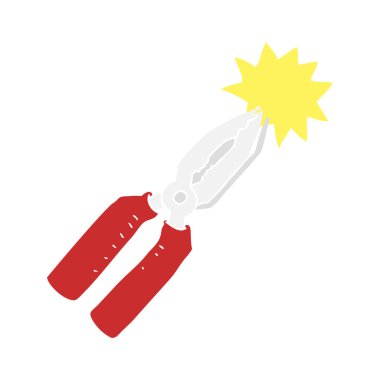 pense düz renkli çizimi