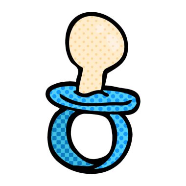 çizgi film doodle bebek emziği