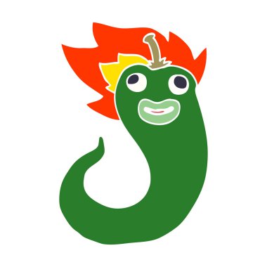 çizgi film doodle sıcak soğuk