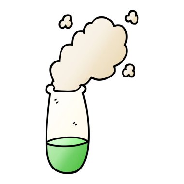 vektör degrade illüstrasyon karikatür tüp