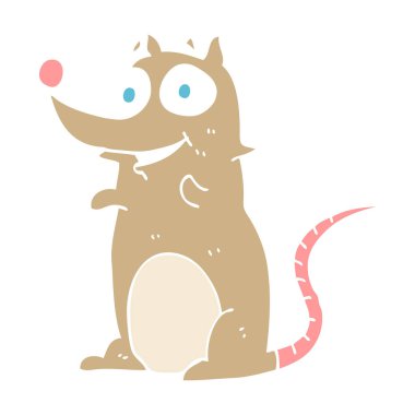 fare düz renkli çizimi