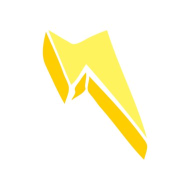 çizgi film doodle dekoratif şimşek