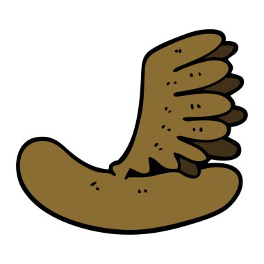 Sosisli sandviç çizgi film doodle