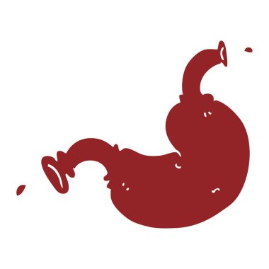 çizgi film doodle insan organ