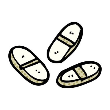 çizgi film tablet, ilaç Tema doodle