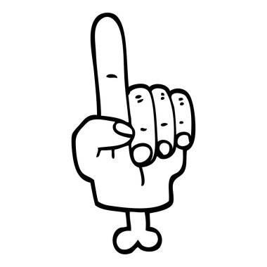 çizgi film doodle işareti, renkli vektör çizim