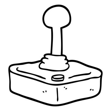 siyah beyaz çizgi film oyun çubuğu