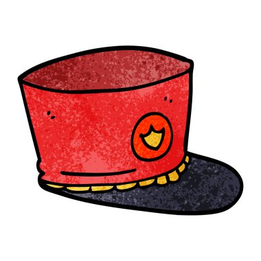 karikatür resmi şapka doodle