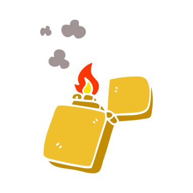 çizgi film altın hafif doodle