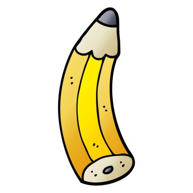 vektör degrade illüstrasyon karikatür kalem