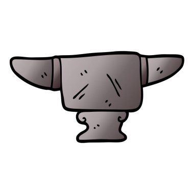 çizgi film doodle ağır eski örs