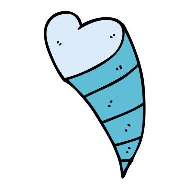 çizgi film çekim kalp dekoratif unsur doodle