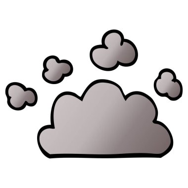 çizgi film doodle hava bulut