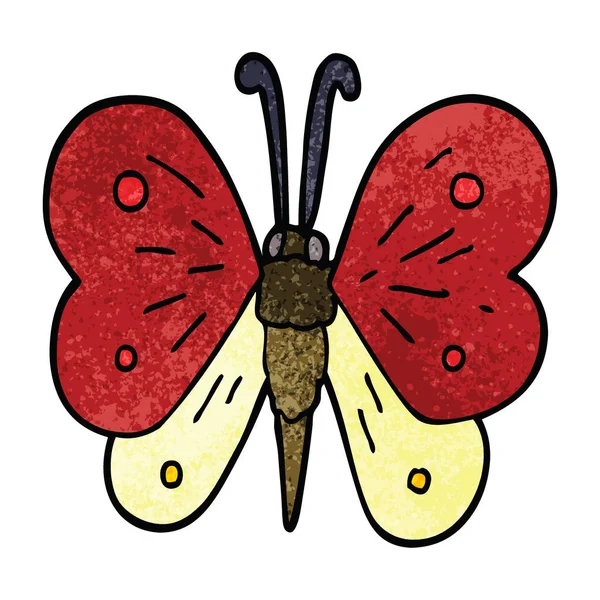 Cartoon Doodle Bug Ilustração Vetorial Colorido — Vetor de Stock