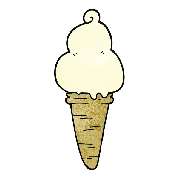 Helado Garabato Dibujos Animados — Archivo Imágenes Vectoriales