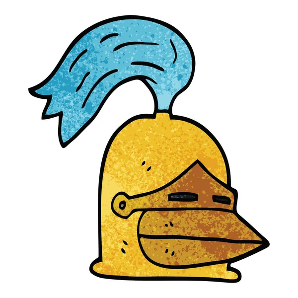 Золотой Шлем Мультфильма — стоковый вектор