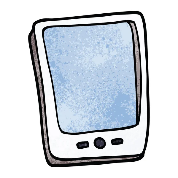 Cartoon Doodle Touchscreen Handy — Stockvektor