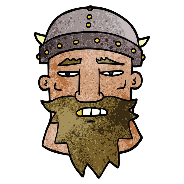 Cartoon Doodle Boos Warrior — Stockvector