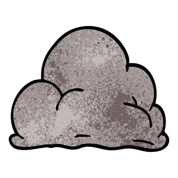 Cartoon Doodle Storm Cloud — Stock vektor