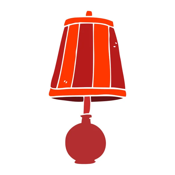 Lampa Stołowa Doodle Kreskówka — Wektor stockowy