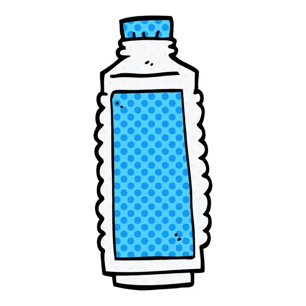 Cartoon Doodle Dranken Fles — Stockvector