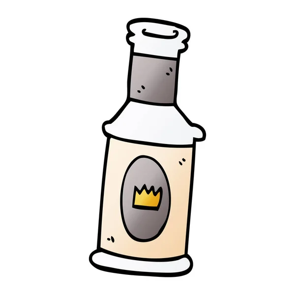 Dessin Animé Doodle Boisson Alcoolisée — Image vectorielle