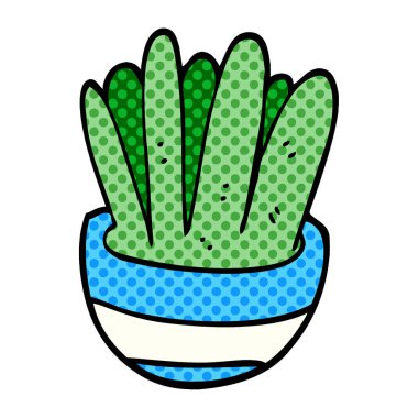 çizgi film doodle Ev bitkisi