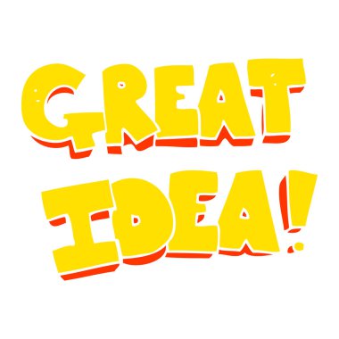 düz renk harika fikir simgesinin resmi