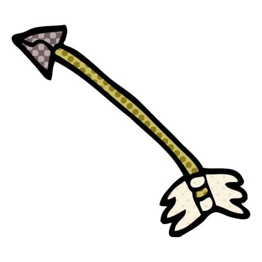 çizgi film doodle ilkel ok