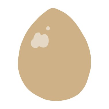 düz renk tarzı çizgi film yumurta